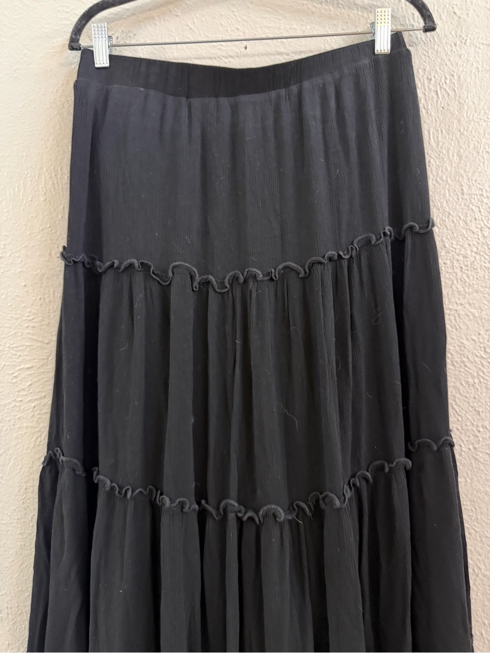 Princess Polly black maxi tiered ruffle skirt - Picture 5 of 7